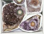 Flat: Pounds Uruguay Amethyst Clusters - Pieces #78264-2